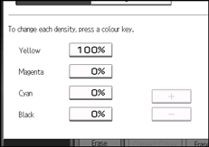 Operation panel screen illustration