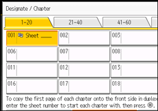 Operation panel screen illustration