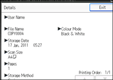 Operation panel screen illustration