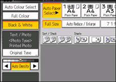 Operation panel screen illustration