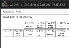Operation panel screen illustration