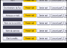 Illustration de l'écran du panneau de commande