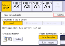 Illustrazione schermata pannello di controllo