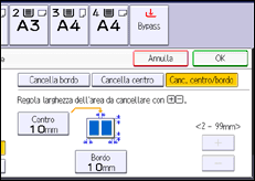 Illustrazione schermata pannello di controllo