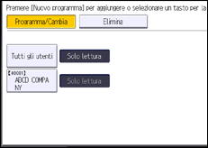 Illustrazione schermata pannello di controllo