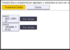 Illustrazione schermata pannello di controllo