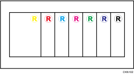 Illustrazione della timbratura delle copie