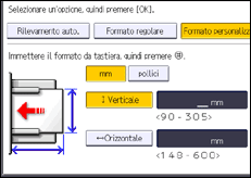 Illustrazione schermata pannello di controllo