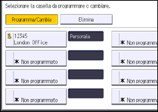 Illustrazione schermata pannello di controllo