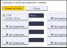 Illustrazione schermata pannello di controllo