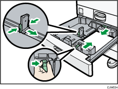 Illustrazione del vassoio carta formato piccolo