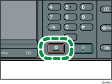 Stop key illustration