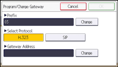Operation panel screen illustration