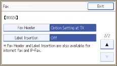 Operation panel screen illustration