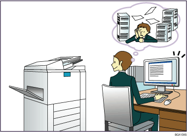 Illustration of I want to convert documents to electronic formats easily