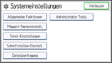Abbildung Bedienfeld-Display