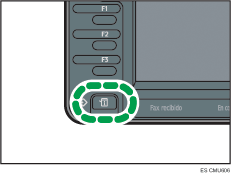 Ilustración de la tecla Comprobar estado