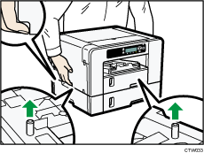 illustration de l'unité l'alimentation papier
