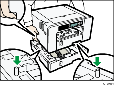 illustration de l'unité l'alimentation papier