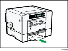illustration de l'unité l'alimentation papier