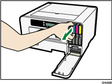 Illustratie inktcartridge
