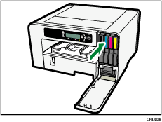 Illustratie inktcartridge