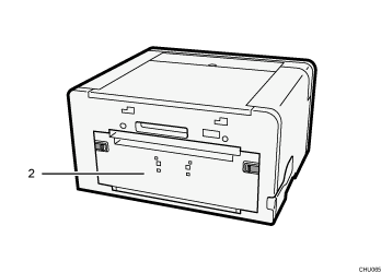 illustratie apparaatbehuizing met genummerde onderdelen