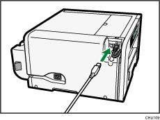 illustratie USB-poort