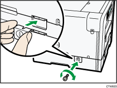 Afbeelding van de papierinvoereenheid