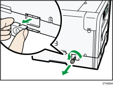 Afbeelding van de papierinvoereenheid