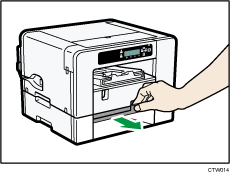 illustratie papiergeleider