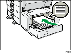 Large capacity tray (LCT) illustration