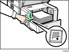 Large capacity tray (LCT) illustration