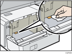 Paper feed unit illustration