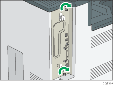 Controller board illustration