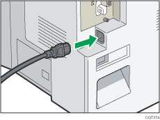 Power cord illustration