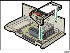 Hard disk illustration