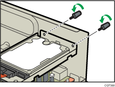 Hard disk illustration