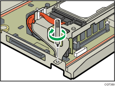 Hard disk illustration