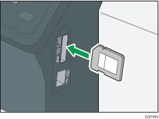 Media slot illustration