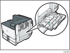 Bypass tray illustration